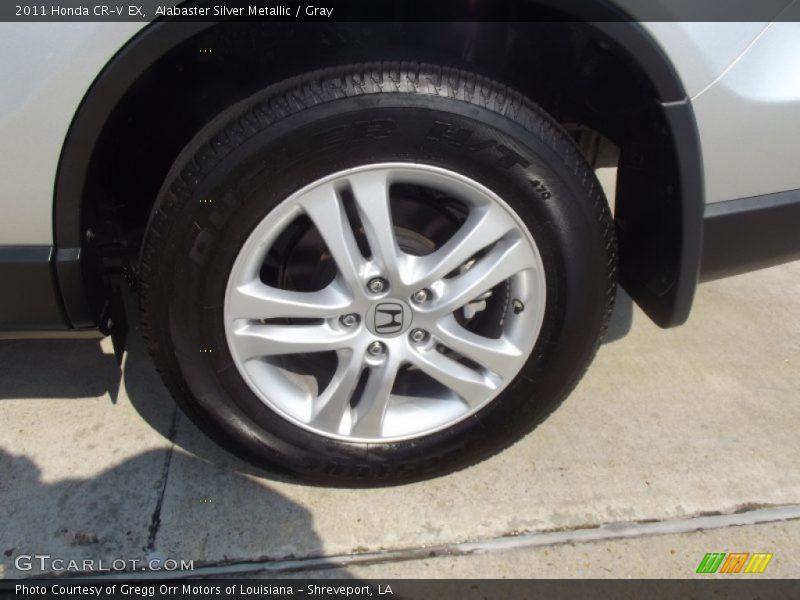 Alabaster Silver Metallic / Gray 2011 Honda CR-V EX