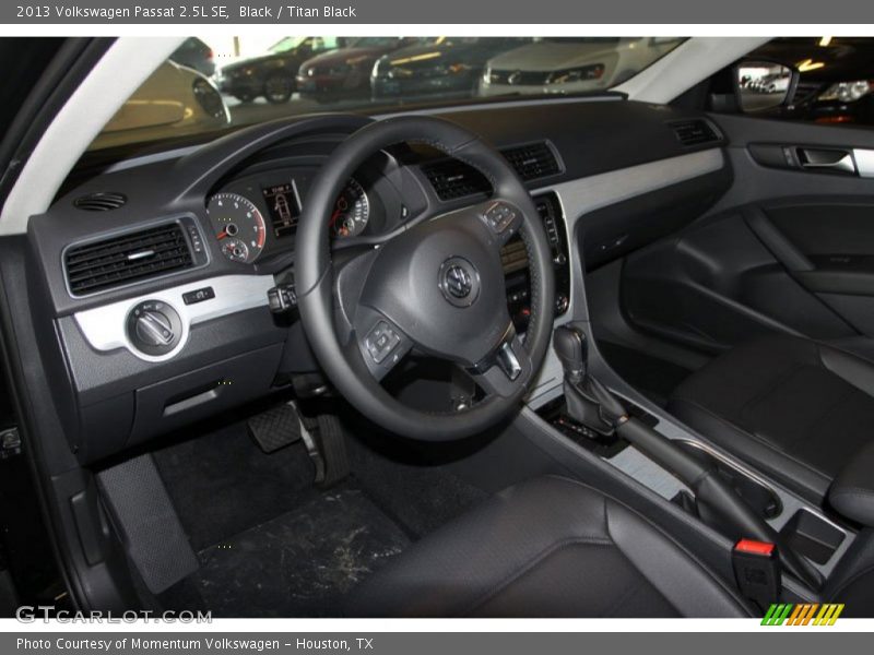 Black / Titan Black 2013 Volkswagen Passat 2.5L SE