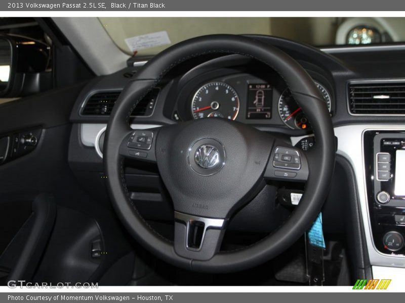 Black / Titan Black 2013 Volkswagen Passat 2.5L SE