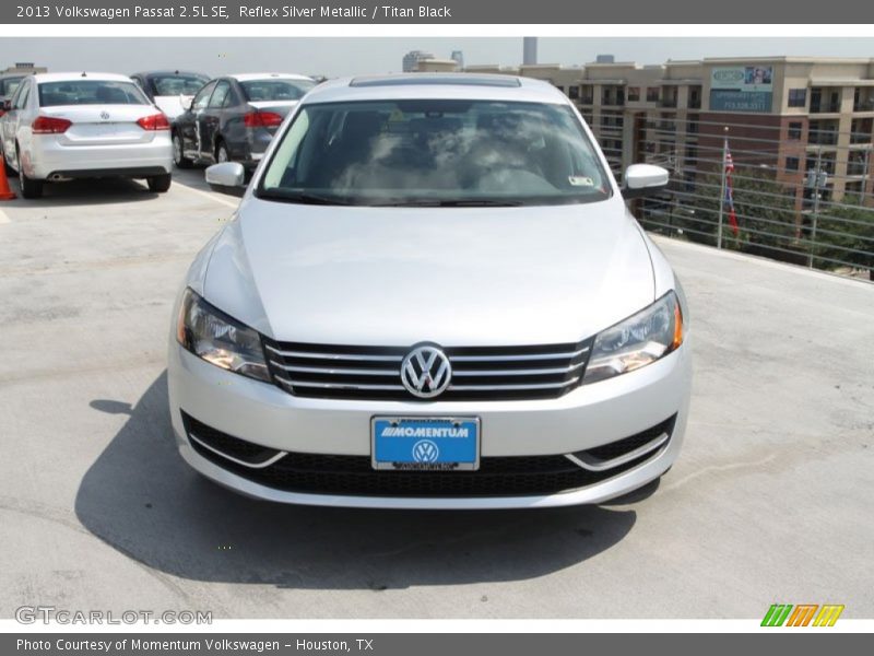 Reflex Silver Metallic / Titan Black 2013 Volkswagen Passat 2.5L SE
