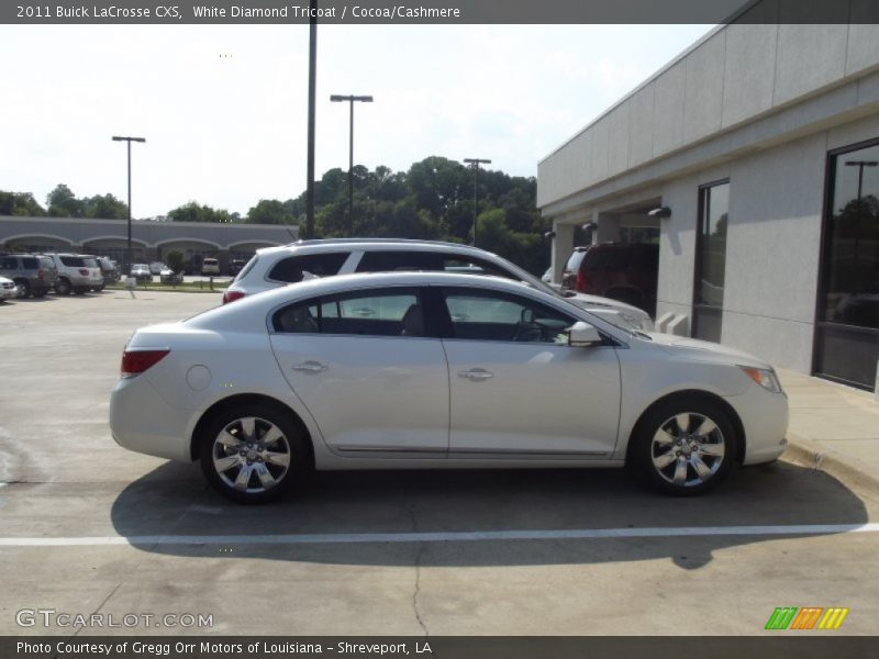 White Diamond Tricoat / Cocoa/Cashmere 2011 Buick LaCrosse CXS