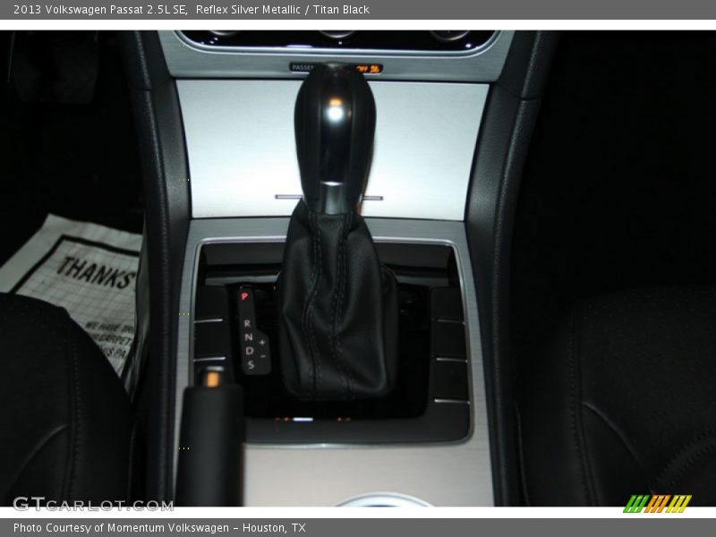 Reflex Silver Metallic / Titan Black 2013 Volkswagen Passat 2.5L SE