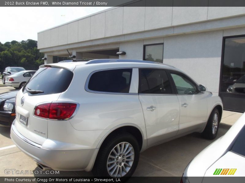 White Diamond Tricoat / Ebony 2012 Buick Enclave FWD