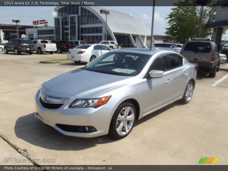Silver Moon / Ebony 2013 Acura ILX 2.0L Technology
