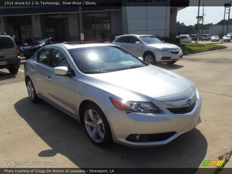 Silver Moon / Ebony 2013 Acura ILX 2.0L Technology