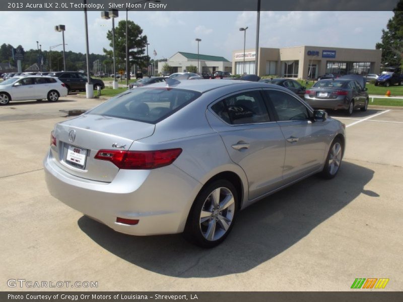 Silver Moon / Ebony 2013 Acura ILX 2.0L Technology