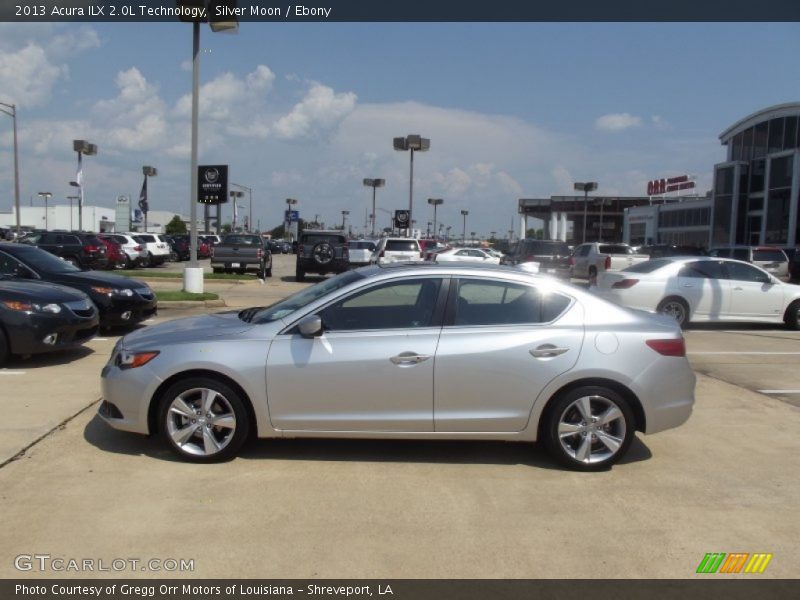 Silver Moon / Ebony 2013 Acura ILX 2.0L Technology