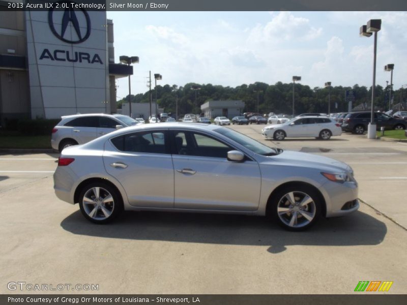 Silver Moon / Ebony 2013 Acura ILX 2.0L Technology