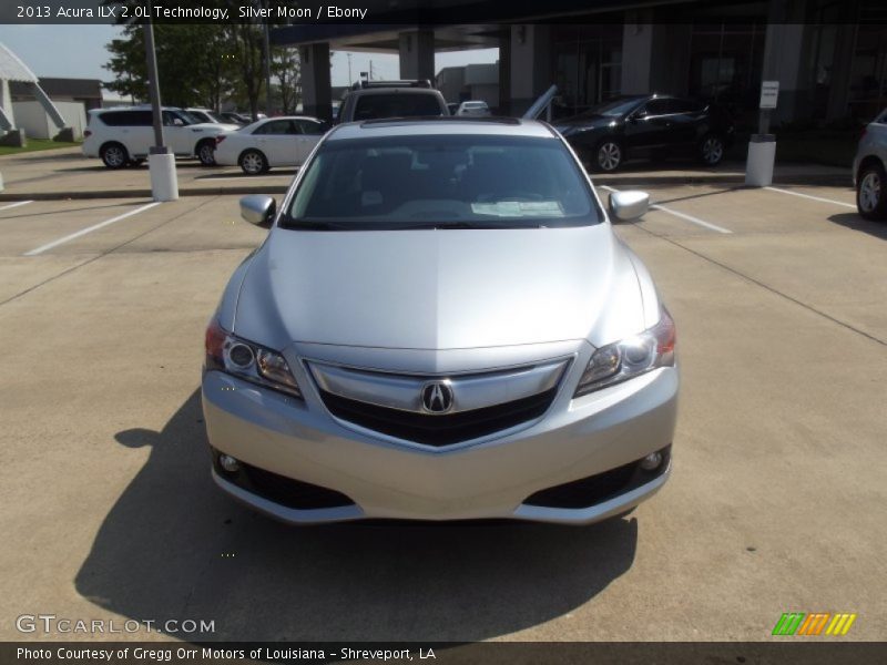 Silver Moon / Ebony 2013 Acura ILX 2.0L Technology