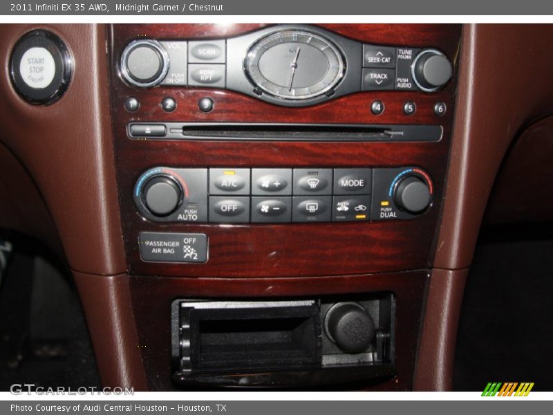 Midnight Garnet / Chestnut 2011 Infiniti EX 35 AWD