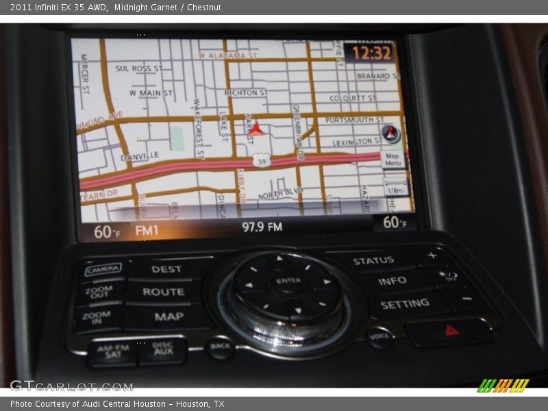 Midnight Garnet / Chestnut 2011 Infiniti EX 35 AWD