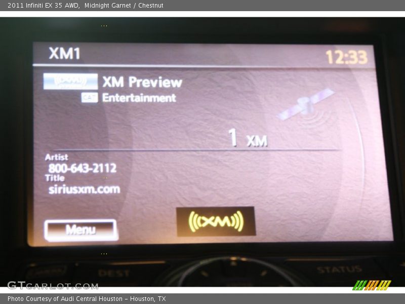 Midnight Garnet / Chestnut 2011 Infiniti EX 35 AWD