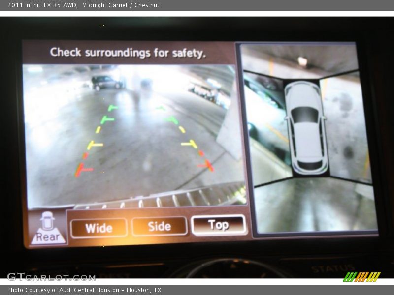 Midnight Garnet / Chestnut 2011 Infiniti EX 35 AWD