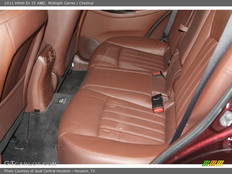 Midnight Garnet / Chestnut 2011 Infiniti EX 35 AWD