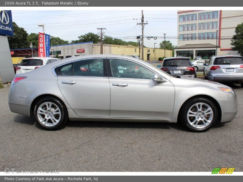 Palladium Metallic / Ebony 2009 Acura TL 3.5