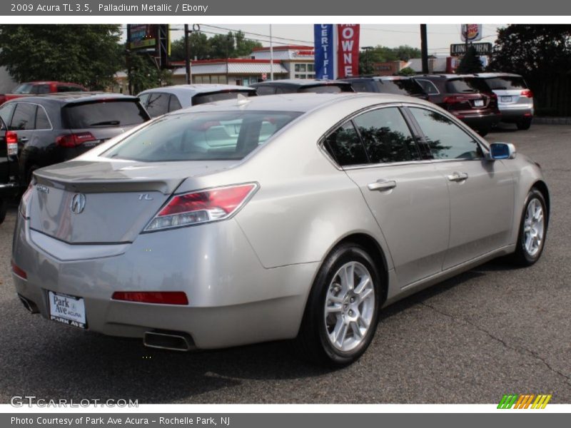 Palladium Metallic / Ebony 2009 Acura TL 3.5