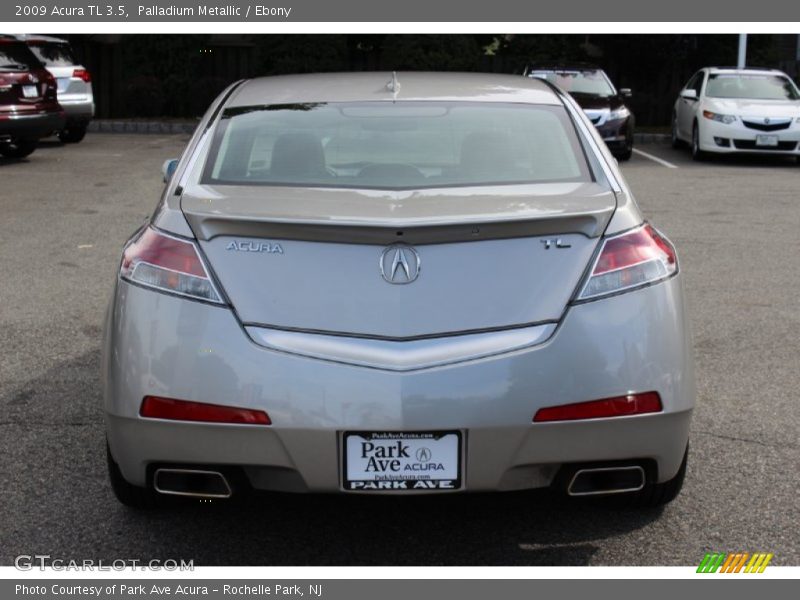 Palladium Metallic / Ebony 2009 Acura TL 3.5