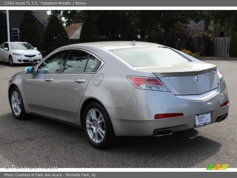Palladium Metallic / Ebony 2009 Acura TL 3.5