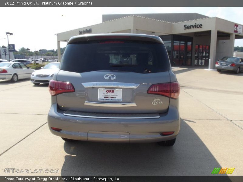 Platinum Graphite / Graphite 2012 Infiniti QX 56