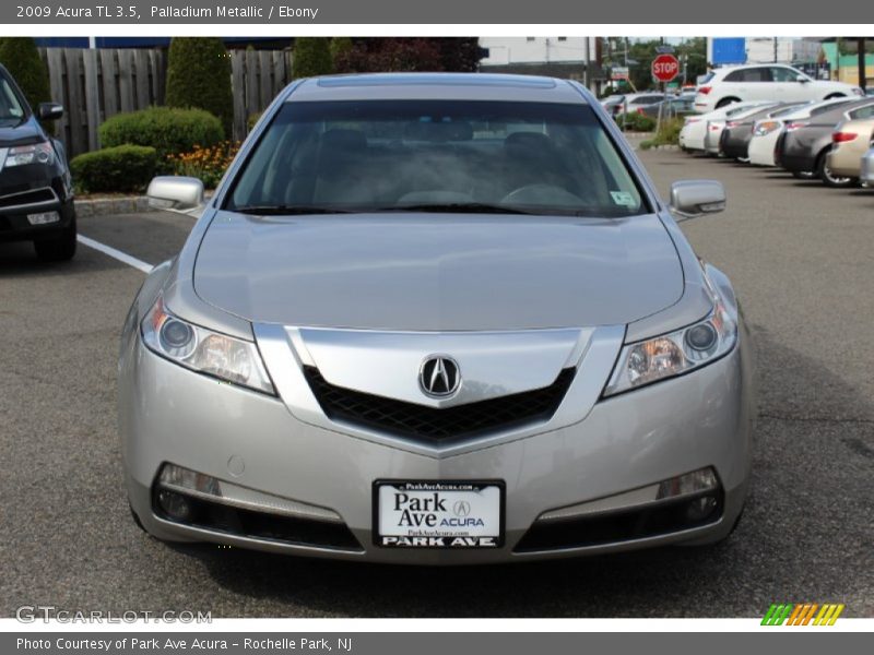 Palladium Metallic / Ebony 2009 Acura TL 3.5