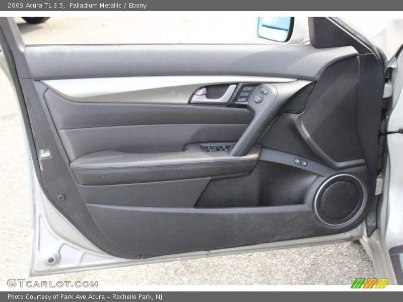 Palladium Metallic / Ebony 2009 Acura TL 3.5