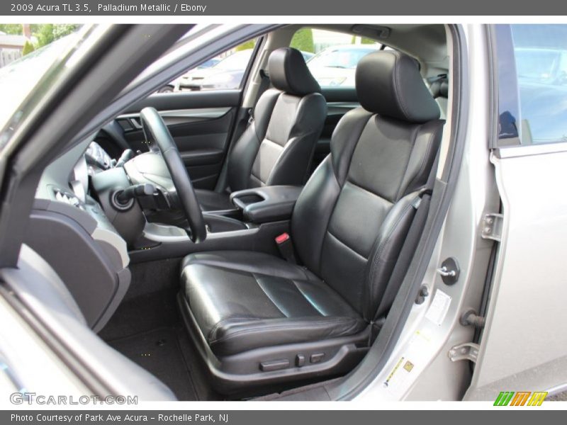 Palladium Metallic / Ebony 2009 Acura TL 3.5