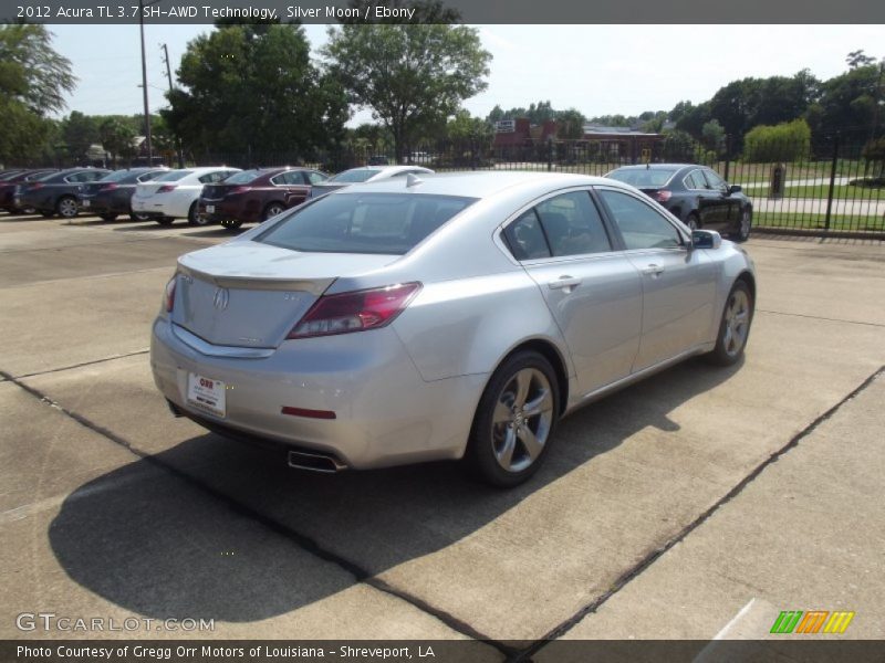 Silver Moon / Ebony 2012 Acura TL 3.7 SH-AWD Technology