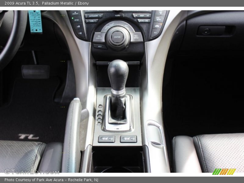 Palladium Metallic / Ebony 2009 Acura TL 3.5