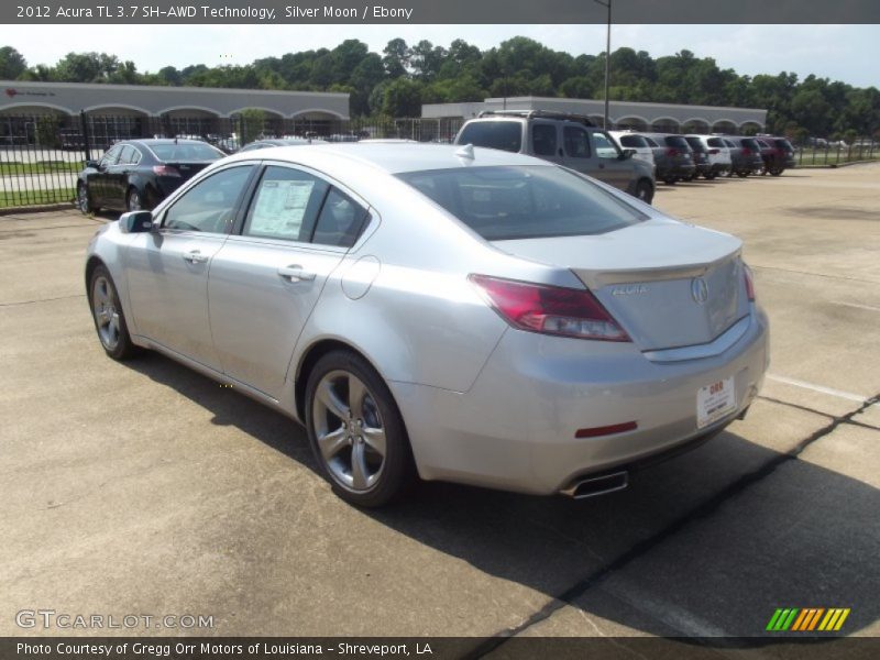 Silver Moon / Ebony 2012 Acura TL 3.7 SH-AWD Technology