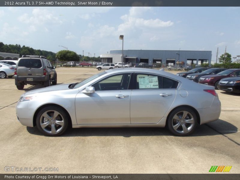Silver Moon / Ebony 2012 Acura TL 3.7 SH-AWD Technology