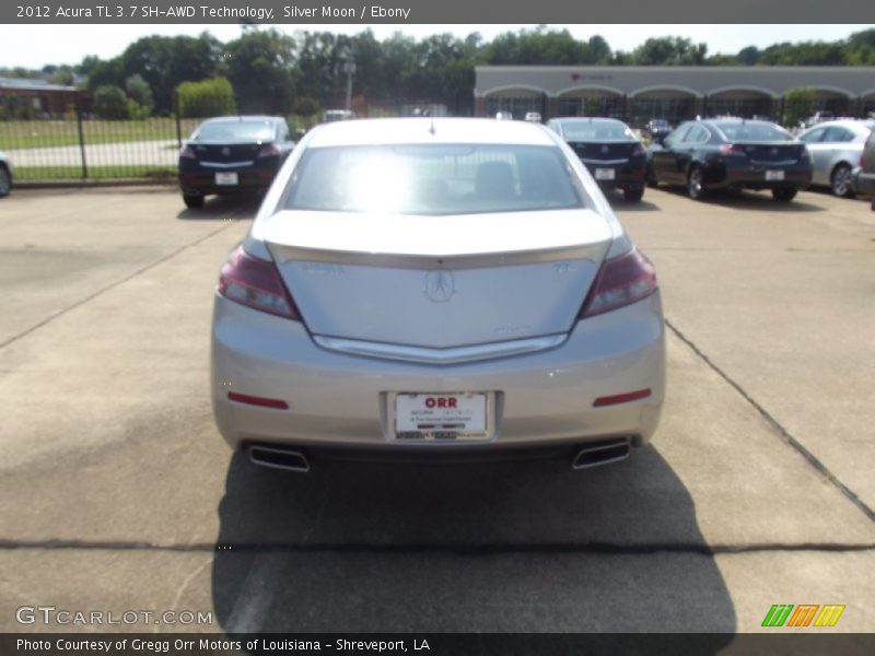 Silver Moon / Ebony 2012 Acura TL 3.7 SH-AWD Technology