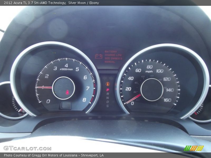 Silver Moon / Ebony 2012 Acura TL 3.7 SH-AWD Technology