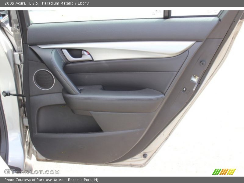 Palladium Metallic / Ebony 2009 Acura TL 3.5