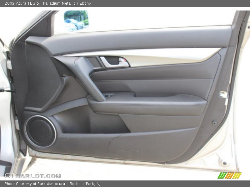 Palladium Metallic / Ebony 2009 Acura TL 3.5