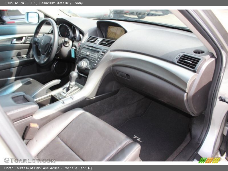 Palladium Metallic / Ebony 2009 Acura TL 3.5