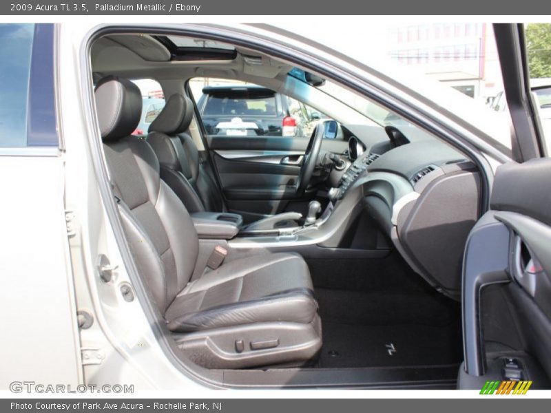 Palladium Metallic / Ebony 2009 Acura TL 3.5