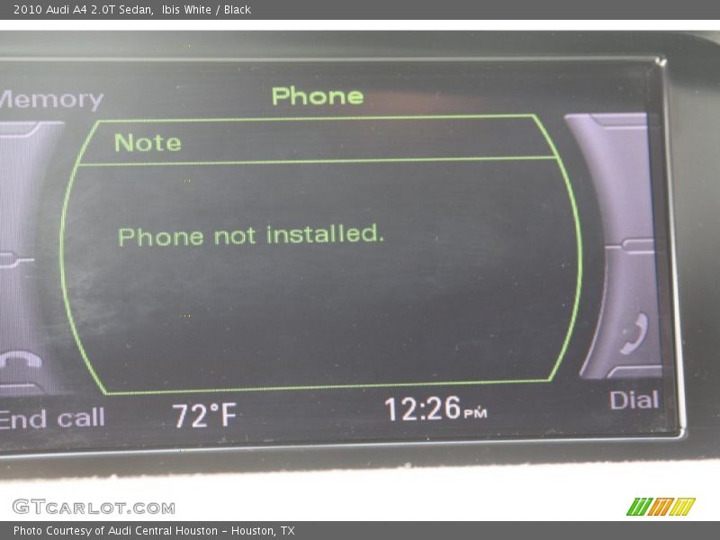 Ibis White / Black 2010 Audi A4 2.0T Sedan