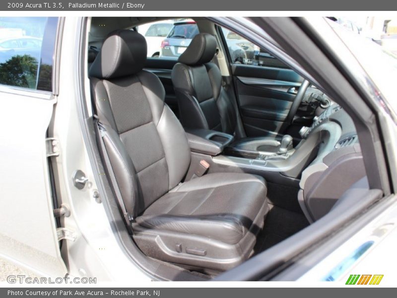 Palladium Metallic / Ebony 2009 Acura TL 3.5