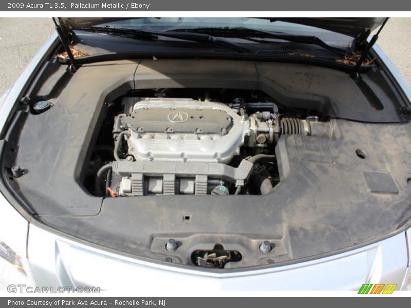 Palladium Metallic / Ebony 2009 Acura TL 3.5