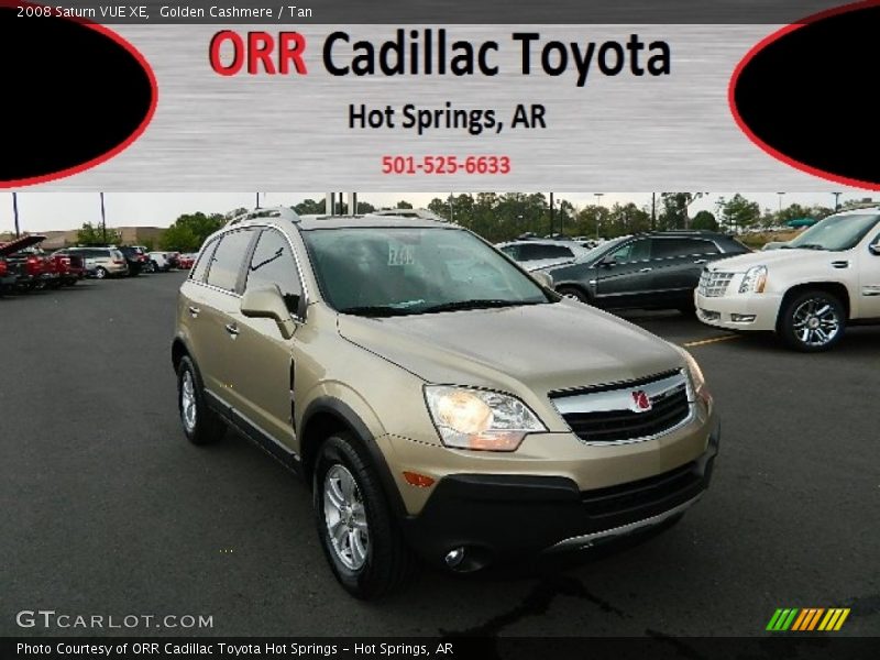Golden Cashmere / Tan 2008 Saturn VUE XE