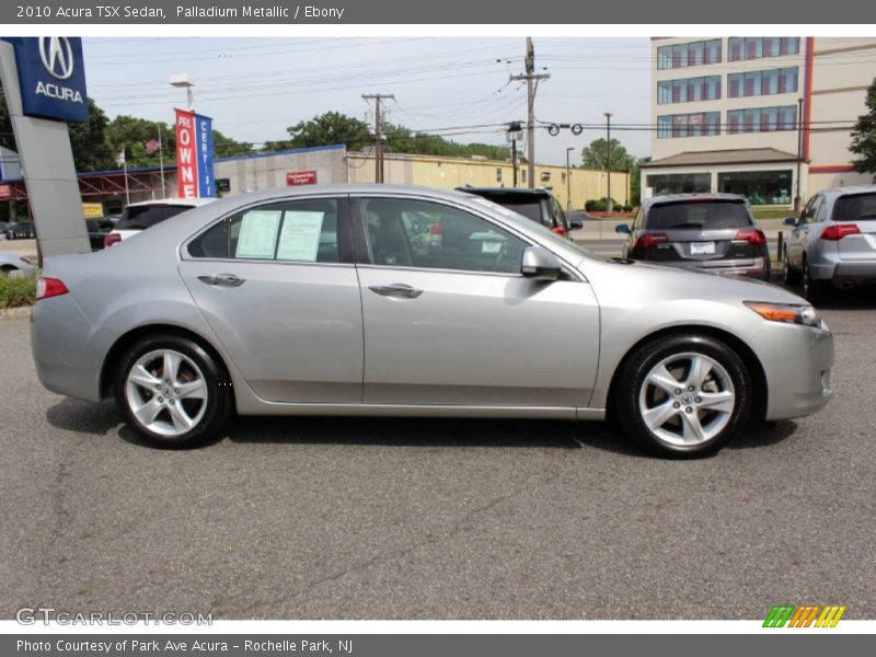 Palladium Metallic / Ebony 2010 Acura TSX Sedan