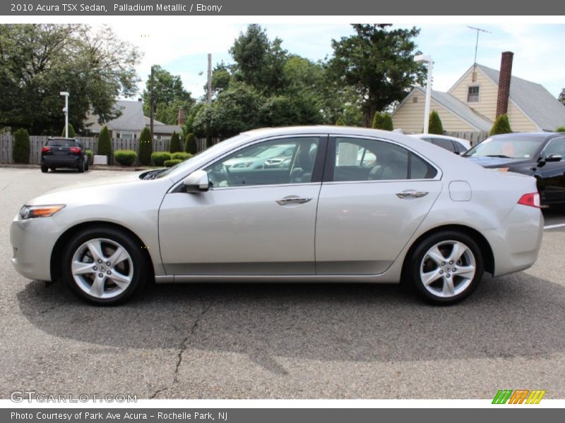 Palladium Metallic / Ebony 2010 Acura TSX Sedan