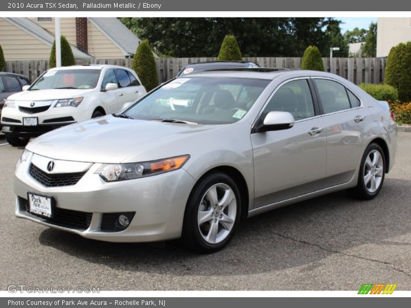 Palladium Metallic / Ebony 2010 Acura TSX Sedan
