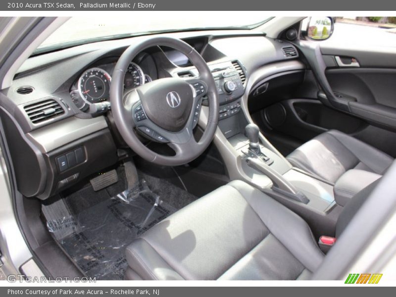 Palladium Metallic / Ebony 2010 Acura TSX Sedan
