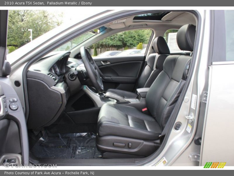 Palladium Metallic / Ebony 2010 Acura TSX Sedan