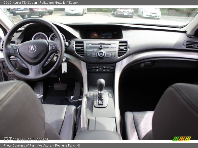 Palladium Metallic / Ebony 2010 Acura TSX Sedan