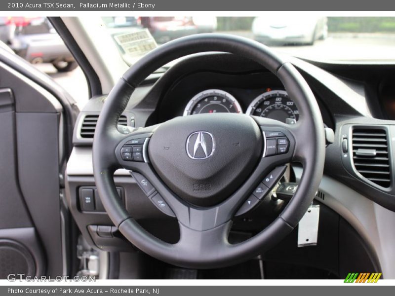 Palladium Metallic / Ebony 2010 Acura TSX Sedan