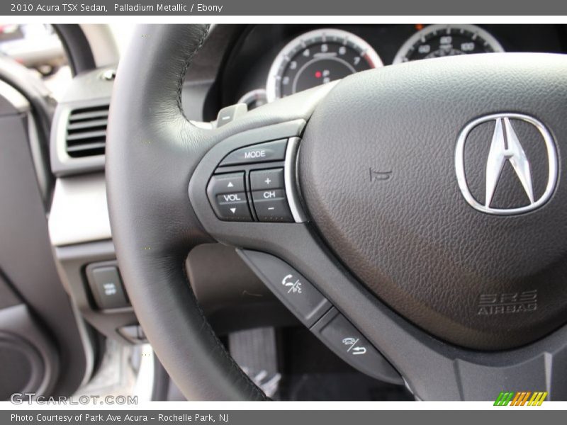 Palladium Metallic / Ebony 2010 Acura TSX Sedan
