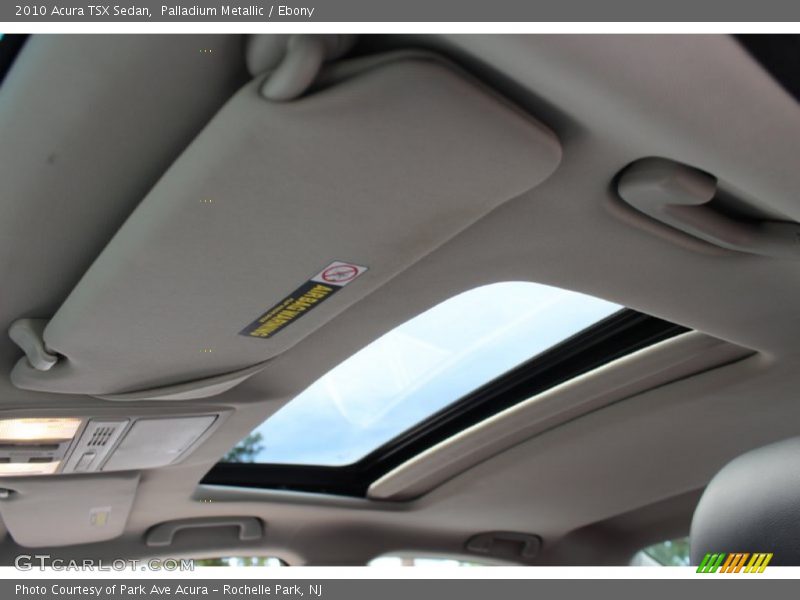 Palladium Metallic / Ebony 2010 Acura TSX Sedan