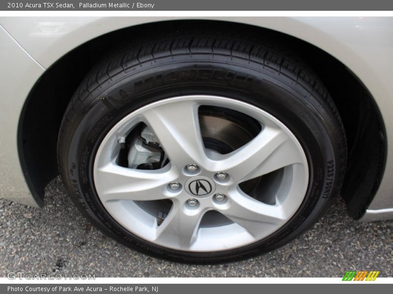 Palladium Metallic / Ebony 2010 Acura TSX Sedan